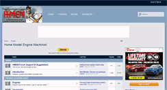 Desktop Screenshot of homemodelenginemachinist.com