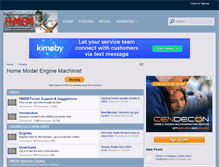 Tablet Screenshot of homemodelenginemachinist.com
